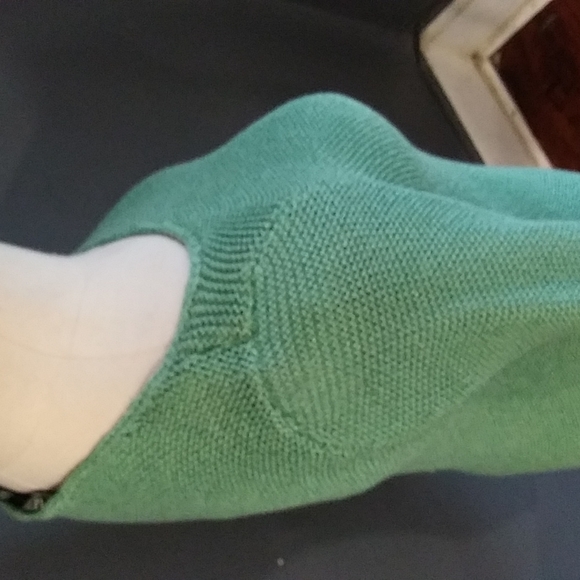 Lauren Ralph Lauren woman's green knitted pullover boat neck sweater siz… - Picture 9 of 15